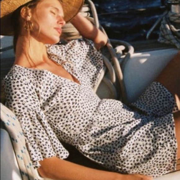 Faithfull The Brand Fresa Rae Floral Mini Dress - Picture 5 of 8